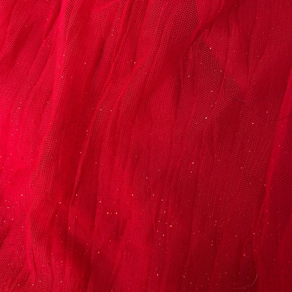 Gymboree and George Outfit, Bubble Top, Jean Skirt, Red, Blue, Girls 4-5 - Picture 6 of 8